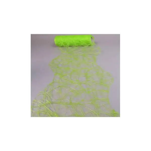 Chemin de Table Intissé 30 cm x 25 M - Orange - Vagues