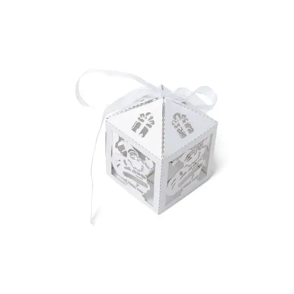 Boîte transparente de Père Noël