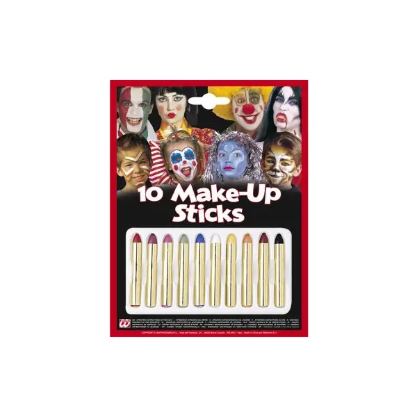 Palette Crayons de Maquillage 10 couleurs