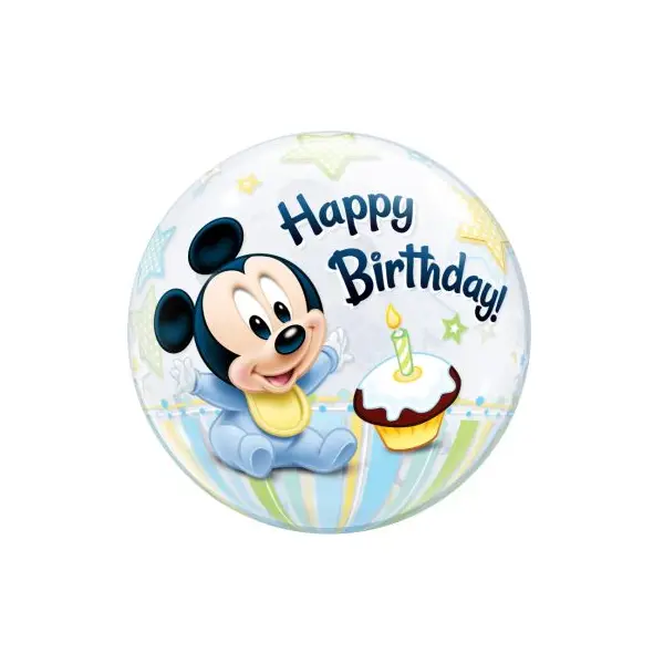 Ballon en Latex - Mickey - Premier Anniversaire