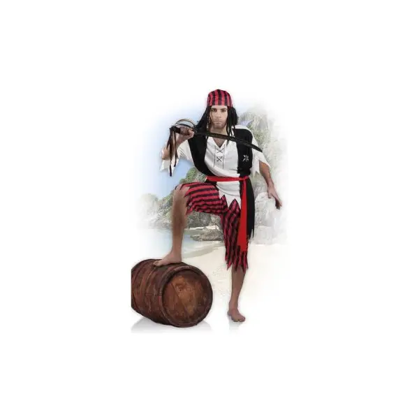 Cache-oeil et boucle d'oreille de pirate