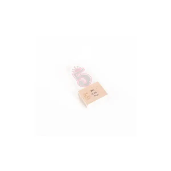Bougie d'Anniversaire Chiffre 2 « Princesse »
