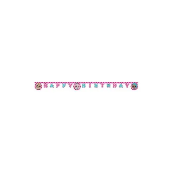 Guirlande Joyeux Anniversaire - LOL Surprise