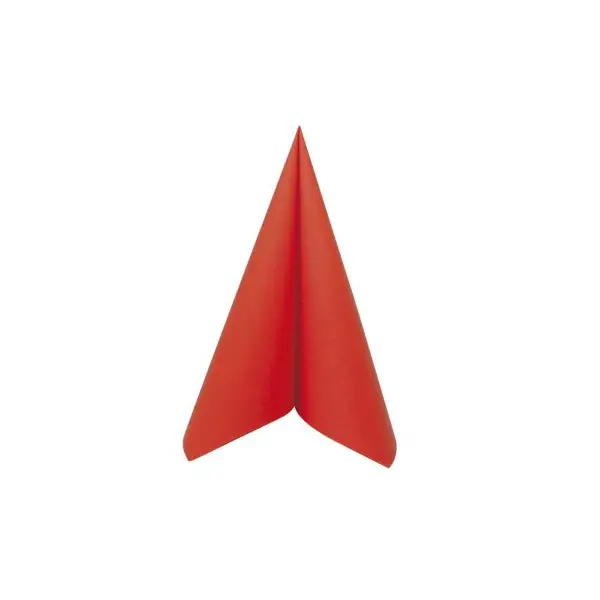 Rouleau de Nappe en Voie Sèche Intissé Rouge 10 m