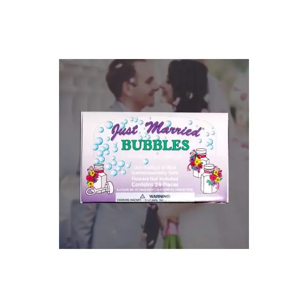 24 Pots pour Bulles de Savon pour Mariage