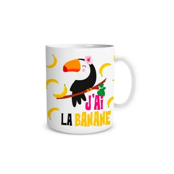 Mug Toucan - J'ai la banane