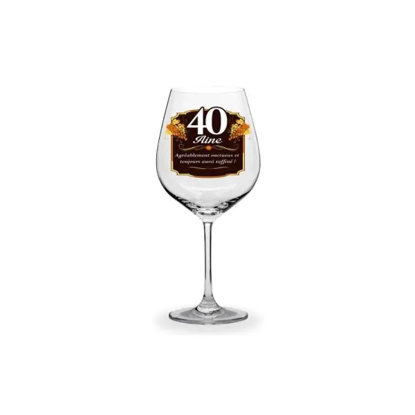 Verre à Vin - 40 ans