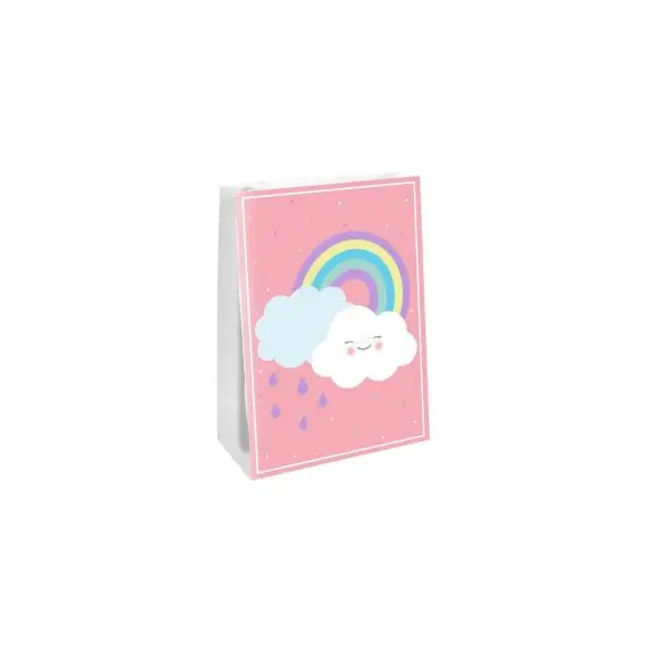 Bougie d'Anniversaire - Nuage et Arc-en-Ciel