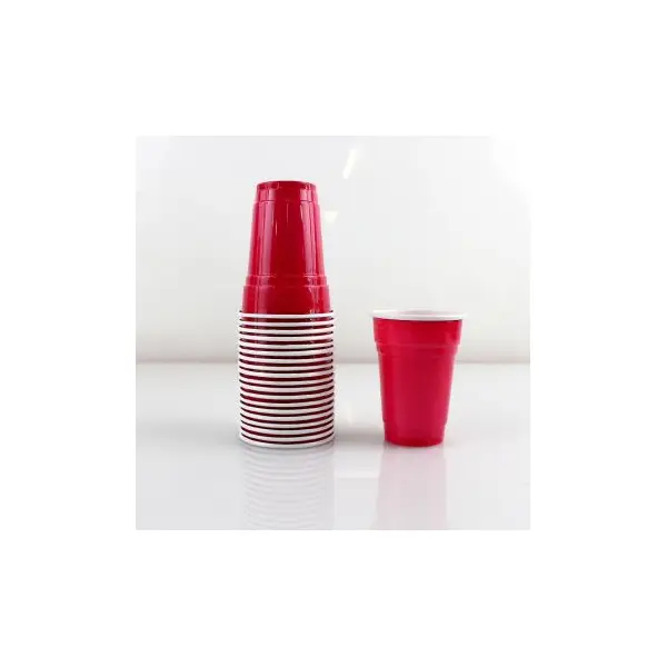 Gobelets "Beer Pong" x20 - Turquoise - 50cl