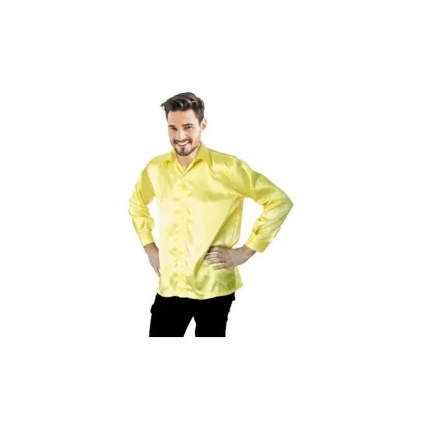 Déguisement Disco Jaune Fluo pour homme - Taille unique