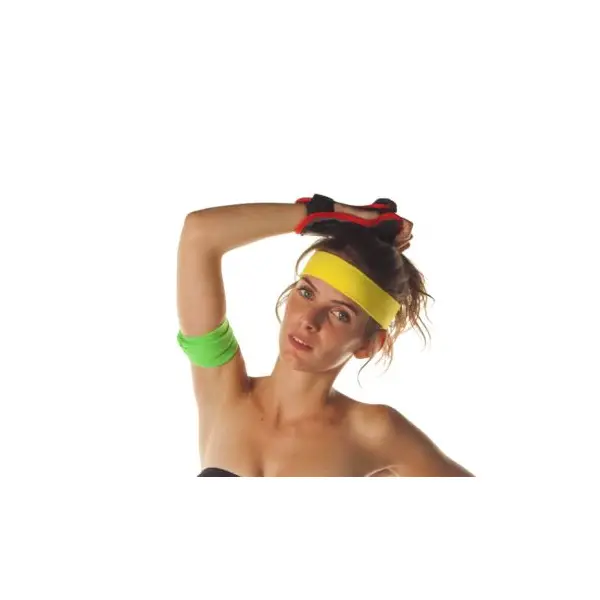 Déguisement Disco Jaune Fluo pour homme - Taille unique