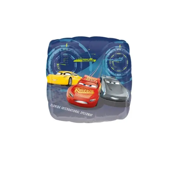 Ballon métallique Lightning McQueen - Cars 3
