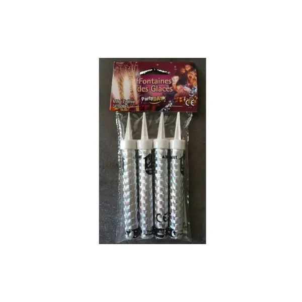 Sachet de 4 Fontaines des Glaces - 9,5 cm