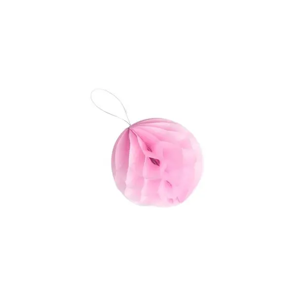 8 boules alvéolées - Rose