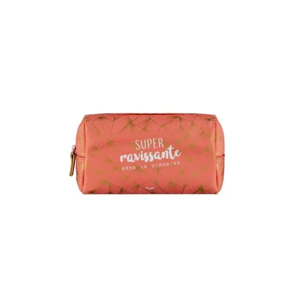 Petite Trousse de Toilette "Super Ravissante" - Collection Super Gentille - Derrière la Porte