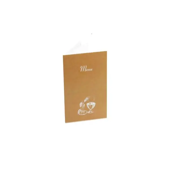Menu Communion - Calice Kraft