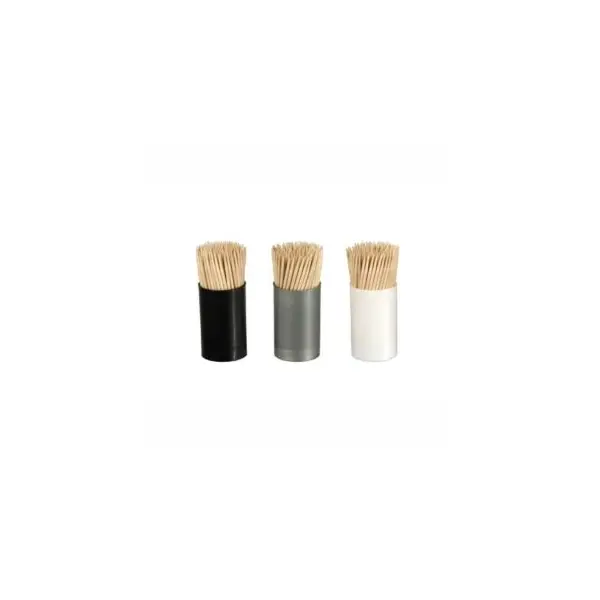 3 Boîtes à Cure-Dents pour Cocktail - Noir Blanc et Gris