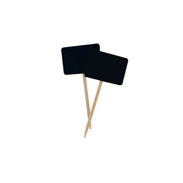 3 Boîtes à Cure-Dents pour Cocktail - Noir Blanc et Gris