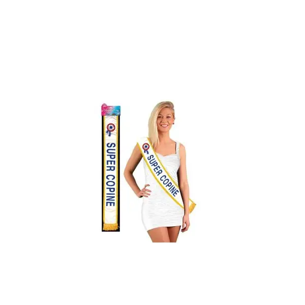 Écharpe de Miss "Miss Sexy" Bleue