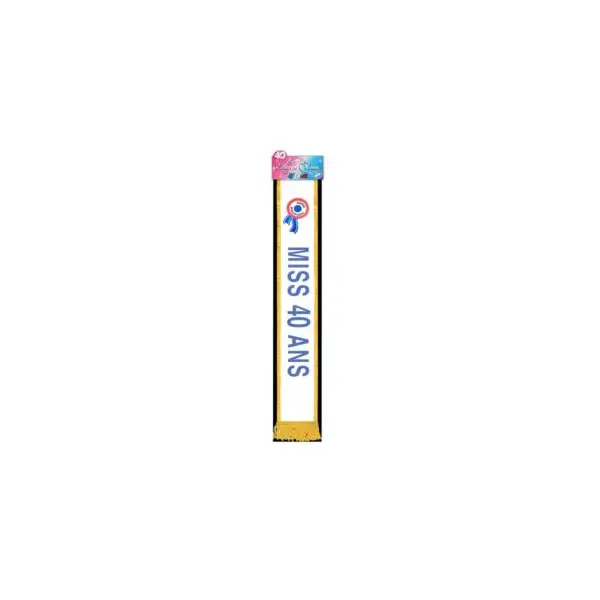 Écharpe de Miss "Miss Sexy" Bleue