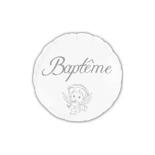 8 Ballons de Baudruche Blanc et Rose - C'est Une Fille