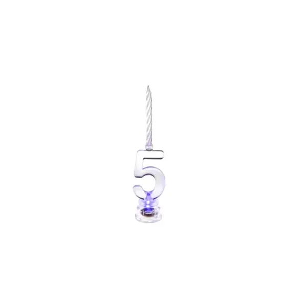 Bougie Led Chiffre 5