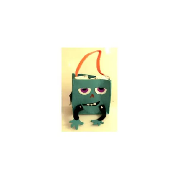 Sac à Bonbons en Feutrine - Monstre vert