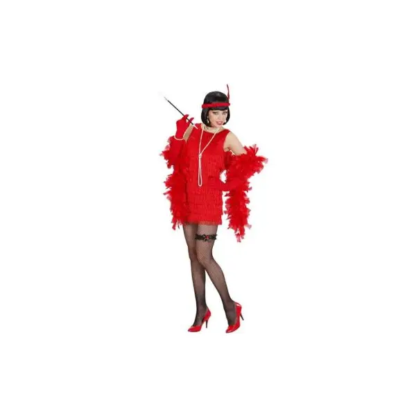 Déguisement de Femme - Charleston de Luxe avec Gants et Bandeau - Taille XL