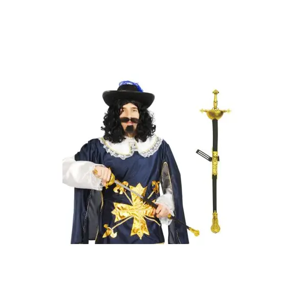 Perruque Mousquetaire et sa Barbichette