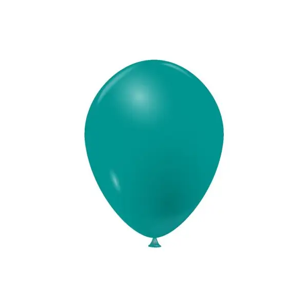 20 Ballons de Baudruche Opaques - Vert Jade