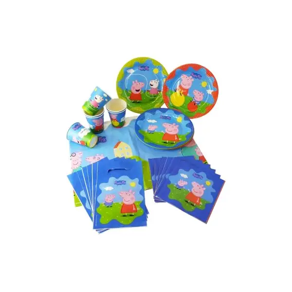 Kit Anniversaire 25 Pièces - Peppa Pig