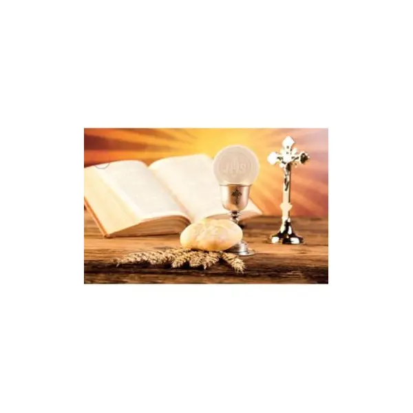 10 Étiquettes Porte-Noms Communion Vitrail