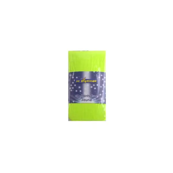 Collant fluo jaune - Taille unique