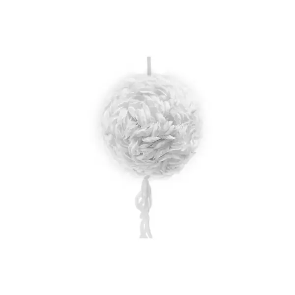Suspension décorative Boule de Pétales de Roses - Blanc