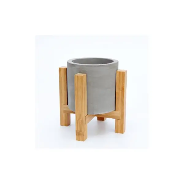 Pot jardinière en ciment - 15x11cm