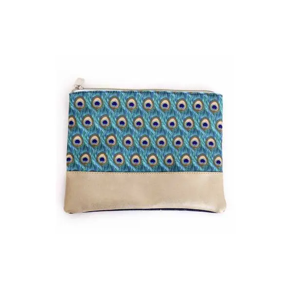 Trousse maquillage - Paon