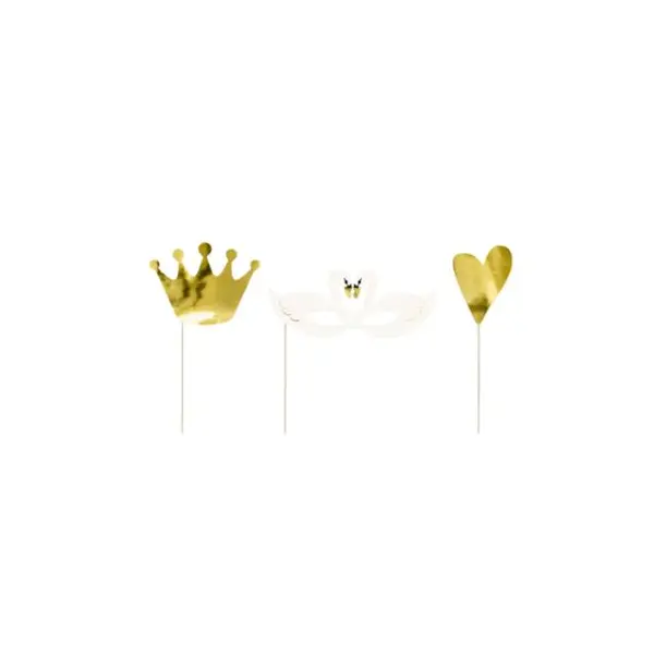 3 Accessoires Photobooth - Lovely Swan