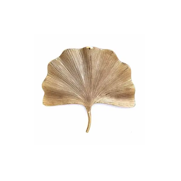 Feuille de Lotus dorée - 50cm
