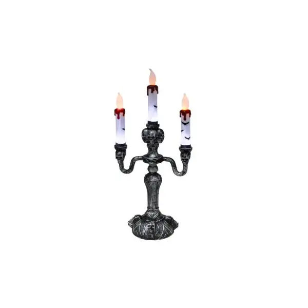 Chandelier Lumineux à 3 branches - Halloween - 40 x 17 cm