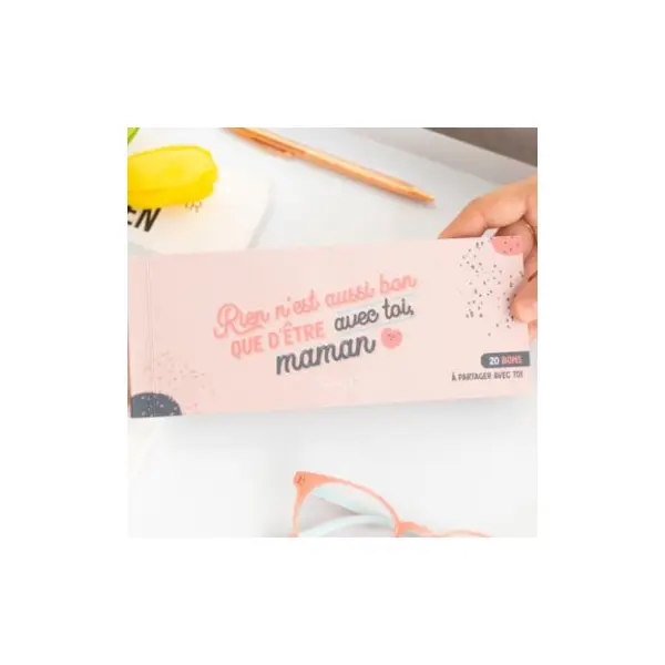 Chéquier de bons à gratter - 20 bons à partager avec maman - Mr. Wonderful