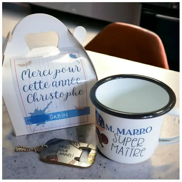 Box cadeaux maître / maîtresse / nounou / atsem