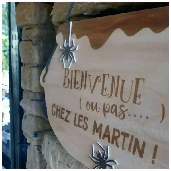 Chaudron de bienvenue (ou pas) personnalisé pour Halloween !