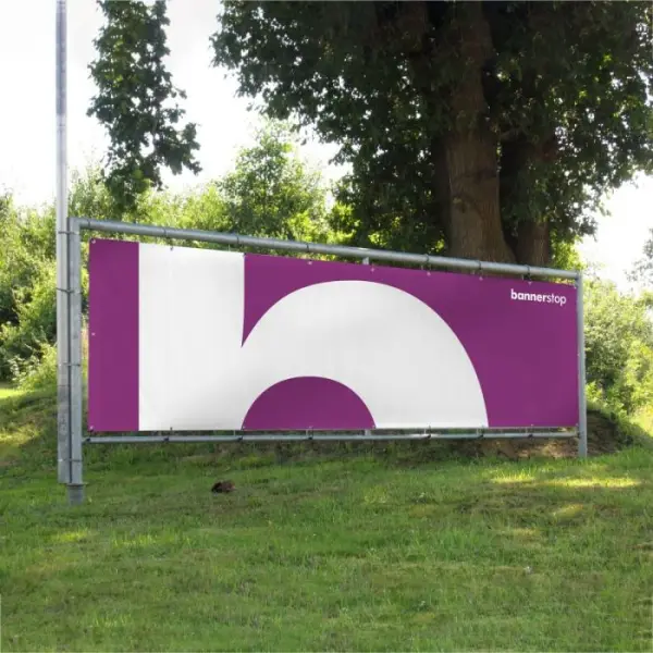 Banderole publicitaire extérieure