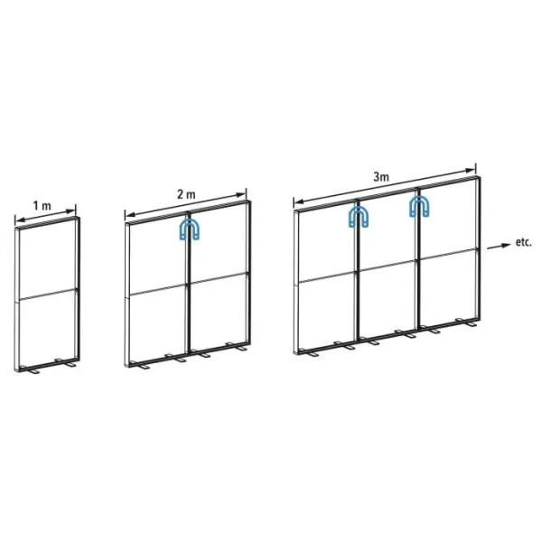 Cadre LED Quick recto-verso