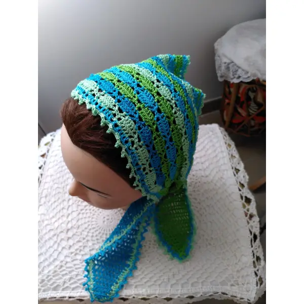 Fichu bandeau crochet fait main neuf