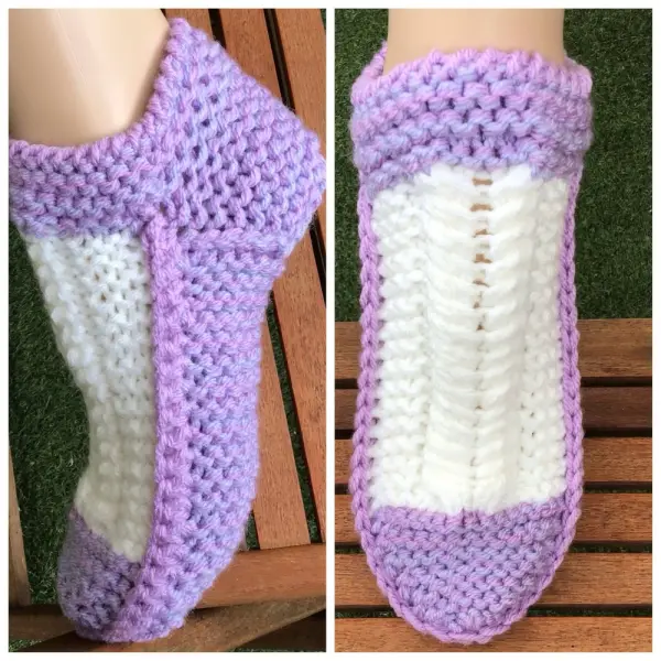 Sur commande.chaussons- gros chaussettes en tricot fait main pour femme,fille,homme