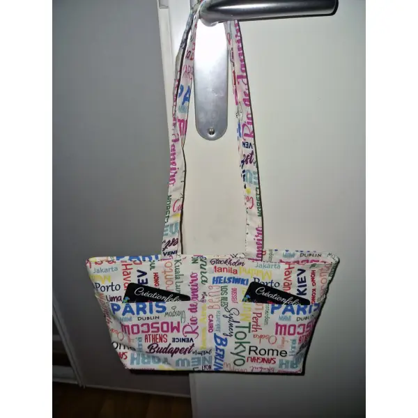 Petit sac " arc en ciel voyage "