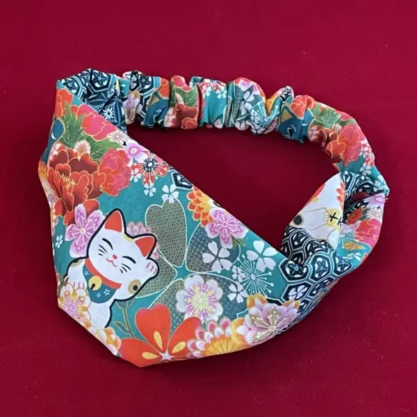 Bandeau pour cheveux petit chat