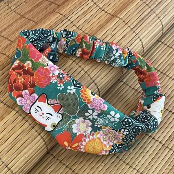 Bandeau pour cheveux petit chat