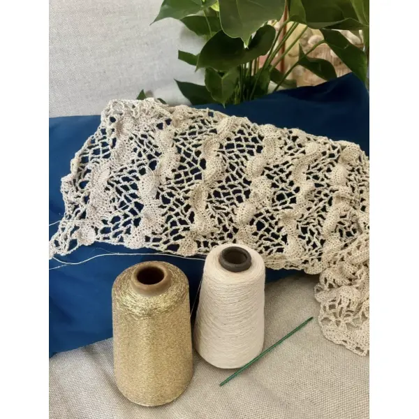 ** tour de cou/ écharpe bohème chic ** crochet